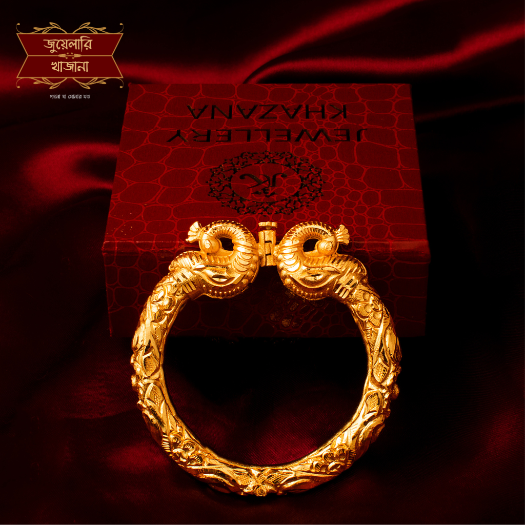 Trendy Gold Plated Mayur Mukh Naksha Bala